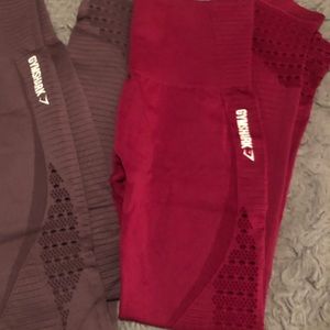 Beet red only gym shark high waist as M